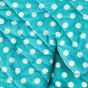 Kuchyňská chňapka bavlna / teflon HOME POINT, tyrkysová s puntíky, 27x17cm, 2ks (pravá, levá)