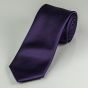 Kravata pánská AMJ proužkovaná KU0019, tmavě fialová