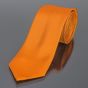 Kravata pánská AMJ jednobarevná KU0030, oranžová