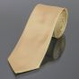 Kravata pánská AMJ jednobarevná KU0047, zlatá