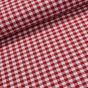 Bavlněný kanafas SOFI 1x1cm červený, š.140cm (látka v metráži)