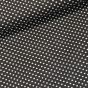 Bavlněné plátno 103000/7676 BLACK, bílý puntík na černé, š.140cm (látka v metráži)