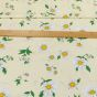Bavlněné plátno ARIA kopretiny na krémové, š.160cm (látka v metráži)