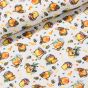 Bavlněné plátno dětské 103000, včelky a med, žlutá š.140cm (látka v metráži)