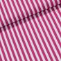 Bavlněné plátno Jolana JO003/25 růžový a bílý proužek 5mm, š.150cm (látka v metráži)