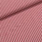 Bavlněný kanafas SOFI 0,5x0,5cm červený, š.140cm (látka v metráži)