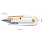 Cvakací nůžky (cvakačky) FISKARS PREMIER na nitě 1070023, ergonomická rukojeť, délka 12,7cm