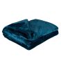 Deka z mikroflanelu MyHouse jednobarevná UNI PETROLEJOVÁ, 150x200cm