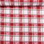 Dekorační látka / ubrusovina, vínovo-krémové káro, šířka 140cm (látka v metráži)