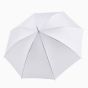 Bílý / svatební deštník DOPPLER 74063WE, holový, vystřelovací, délka 86cm
