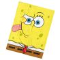 Dětská deka fleece SPONGE BOB EMOJI, žlutá, 150x200cm