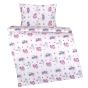 Dětské povlečení do postýlky JEDNOROŽEC, růžové, bavlna hladká, 100x135cm + 45x60cm