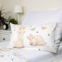 Dětské povlečení do postýlky KRÁLÍČCI BABY, bílé, bavlna hladká, 100x135cm + 40x60cm