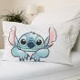 Dětské povlečení do postýlky LILO AND STITCH WHITE STAR BABY, bílé, bavlna hladká, 100x135cm + 40x60cm