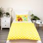 Dětské povlečení do postýlky WTP SMILE BABY MEDVÍDEK PÚ, žluté, bavlna hladká, 100x135cm + 40x60cm 