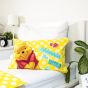 Dětské povlečení do postýlky WTP SMILE BABY MEDVÍDEK PÚ, žluté, bavlna hladká, 100x135cm + 40x60cm 