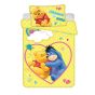 Dětské povlečení do postýlky WTP SMILE BABY MEDVÍDEK PÚ, žluté, bavlna hladká, 100x135cm + 40x60cm 