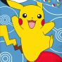 Dětské povlečení POKÉMON PIKACHU A POKÉBALL, modré, bavlna hladká, 140x200cm + 70x90cm 