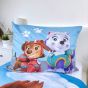 Dětské povlečení TLAPKOVÁ PATROLA (PAW PATROL PP451) modré, bavlna hladká, 140x200cm + 70x90cm 