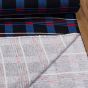 Flanel bavlněný A-3 modro-červené káro, š.150cm (látka v metráži)