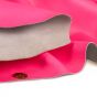 Pravá přírodní hovězí kůže / hovězina SKINITO reflexní růžová, tloušťka 1,4 - 1,6 mm, ve střihu po A4 