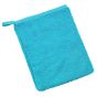 Koupelnová mycí žínka 23/27, bavlněné froté, jednobarevná tyrkysová, 17x25cm