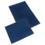 Koupelnová souprava MICRO BANY GOLD TMAVĚ MODRÁ, 100x60cm (předložka) + 60x50cm (na WC)