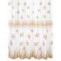 Koupelnový závěs BÉŽOVÉ LISTY, 180x200cm