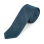 Kravata pánská AMJ úzká vzorovaná KI1081, tmavě tyrkysová