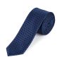 Kravata pánská AMJ úzká vzorovaná KI1085, tmavě modrá