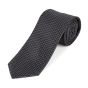 Kravata pánská AMJ vzorovaná KU1889, tmavě šedá