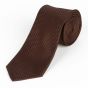 Kravata pánská AMJ vzorovaná KU1895, tmavě hnědá