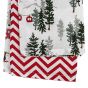 Kuchyňské utěrky vánoční AK-3944, na horách, zig zag, bílo-červená 2 kusy, 40x60cm