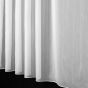 Kusová záclona voálová NOVA 50705/03, pršíčko s proužkem, s řasicí páskou a olůvkem, jednobarevná bílá, (více rozměrů)