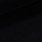 Manšestr bavlněný elastický MR1112-690, jednobarevný černý, š.150cm (látka v metráži)