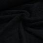 Mikroplyš / coral fleece 001 jednobarevná černá, š.160cm (látka v metráži)