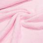 Mikroplyš / coral fleece 090 jednobarevná světle růžová, š.160cm (látka v metráži)