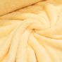 Mikroplyš / coral fleece 321 jednobarevná světle žlutá, š.160cm (látka v metráži)