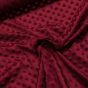 Minky 60701165 jednobarevná bordó, š.150cm (látka v metráži)