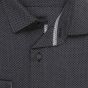Pánská košile AMJ bavlněná, černá puntíkovaná, VDR1429, dlouhý rukáv (regular + slim-fit + prodloužený slim-fit)