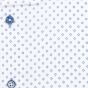 Pánská košile AMJ z lyocellu, bílá vzorovaná, VDE1345, dlouhý rukáv (regular + slim-fit)