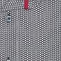 Pánská košile Lui Bentini, černo-bílá vzorovaná LDS232, dlouhý rukáv, slim fit