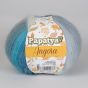 Pletací příze Vlnika PAPATYA ANGORA 556-83 modro-šedý melír, efektní, 100g/550m