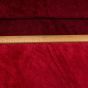 Plyš / mikroplyš 003, oboustranný, jednobarevná tmavě červená, š.150cm (látka v metráži)