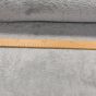 Plyš / mikroplyš 004, oboustranný, jednobarevná světle šedá, š.150cm (látka v metráži)