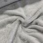 Plyš / mikroplyš 004, oboustranný, jednobarevná světle šedá, š.150cm (látka v metráži)