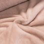 Plyš / mikroplyš 022, oboustranný, jednobarevná pudrová, š.150cm (látka v metráži)