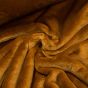 Plyš / mikroplyš 029, oboustranný, jednobarevná medová, š.150cm (látka v metráži)