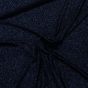Polyesterový úplet LUREX 1555/03 UNI jednobarevný tmavě modrý se třpytkami, š.150cm (látka v metráži)