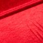 Polyesterový úplet / samet CINIGLIA / VELVET 82, UNI jednobarevný světle červený,  š.150cm (látka v metráži)